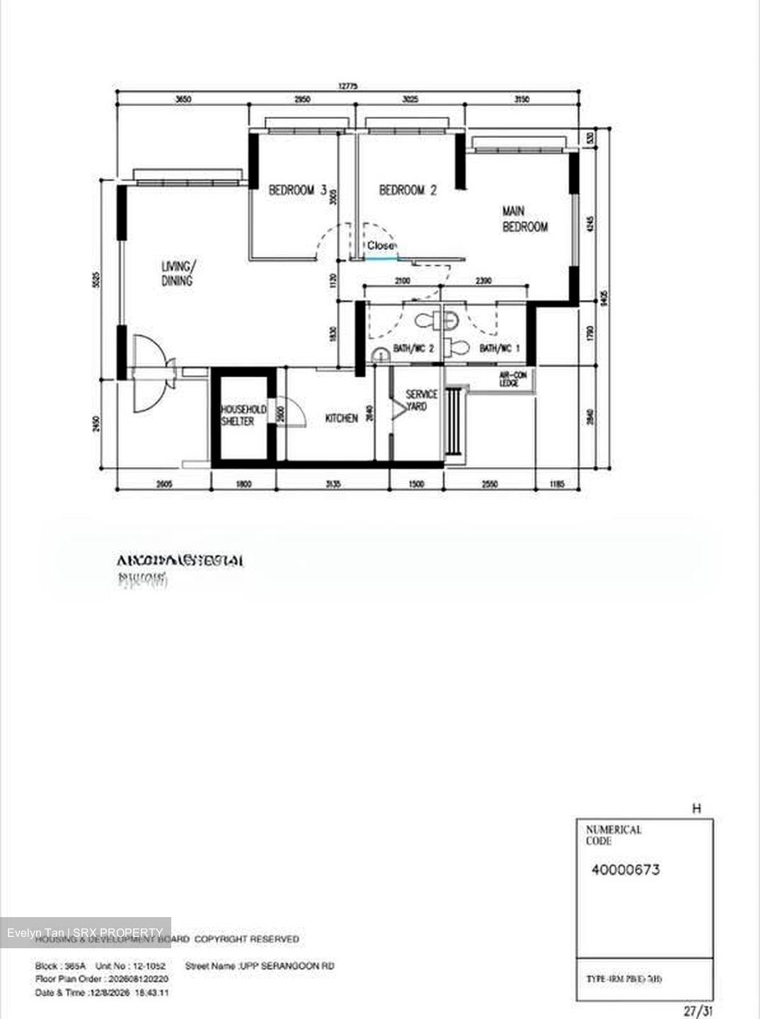 Blk 365A Hougang Meadow (Hougang), HDB 4 Rooms #600931541